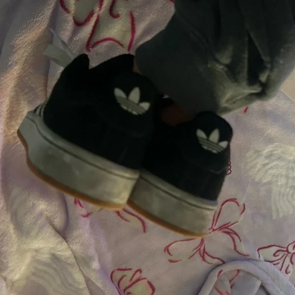 Adidas Campus Black with White Stripes - Picture 5 of 5